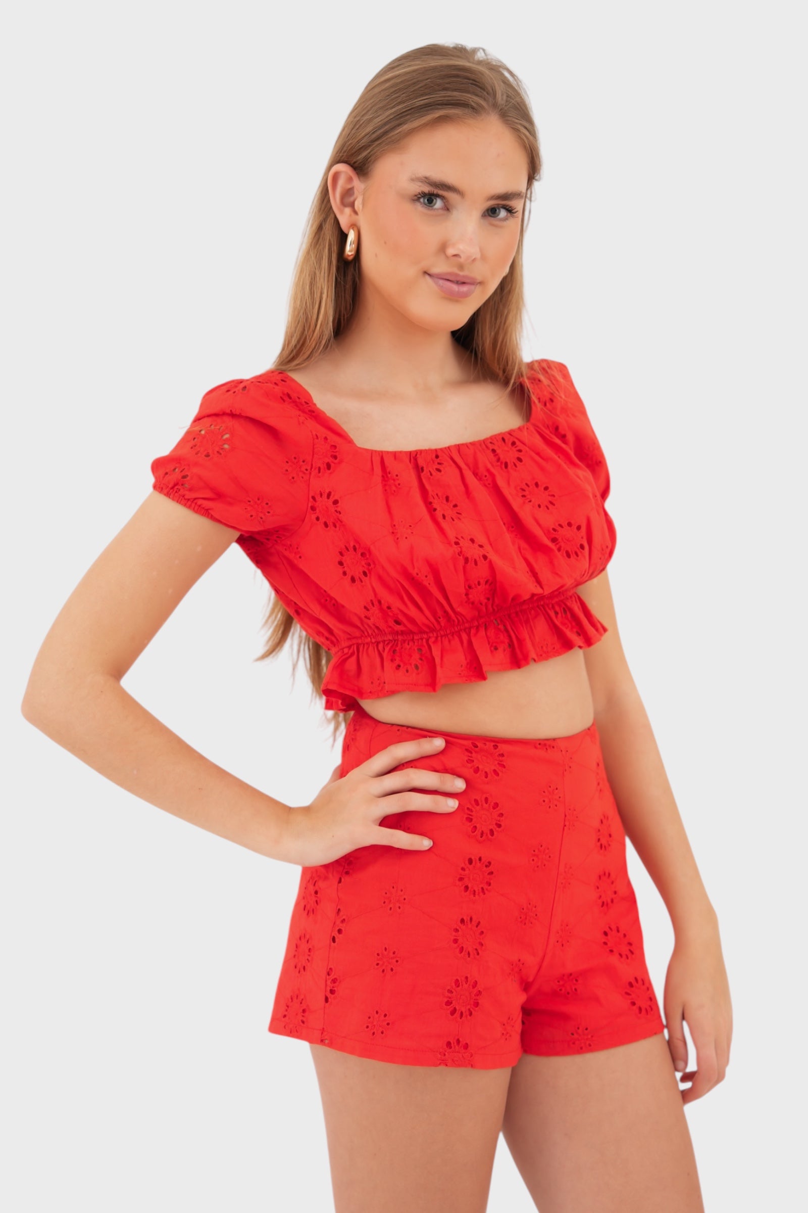 "Cherry" short red