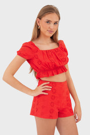 "Cherry" short red
