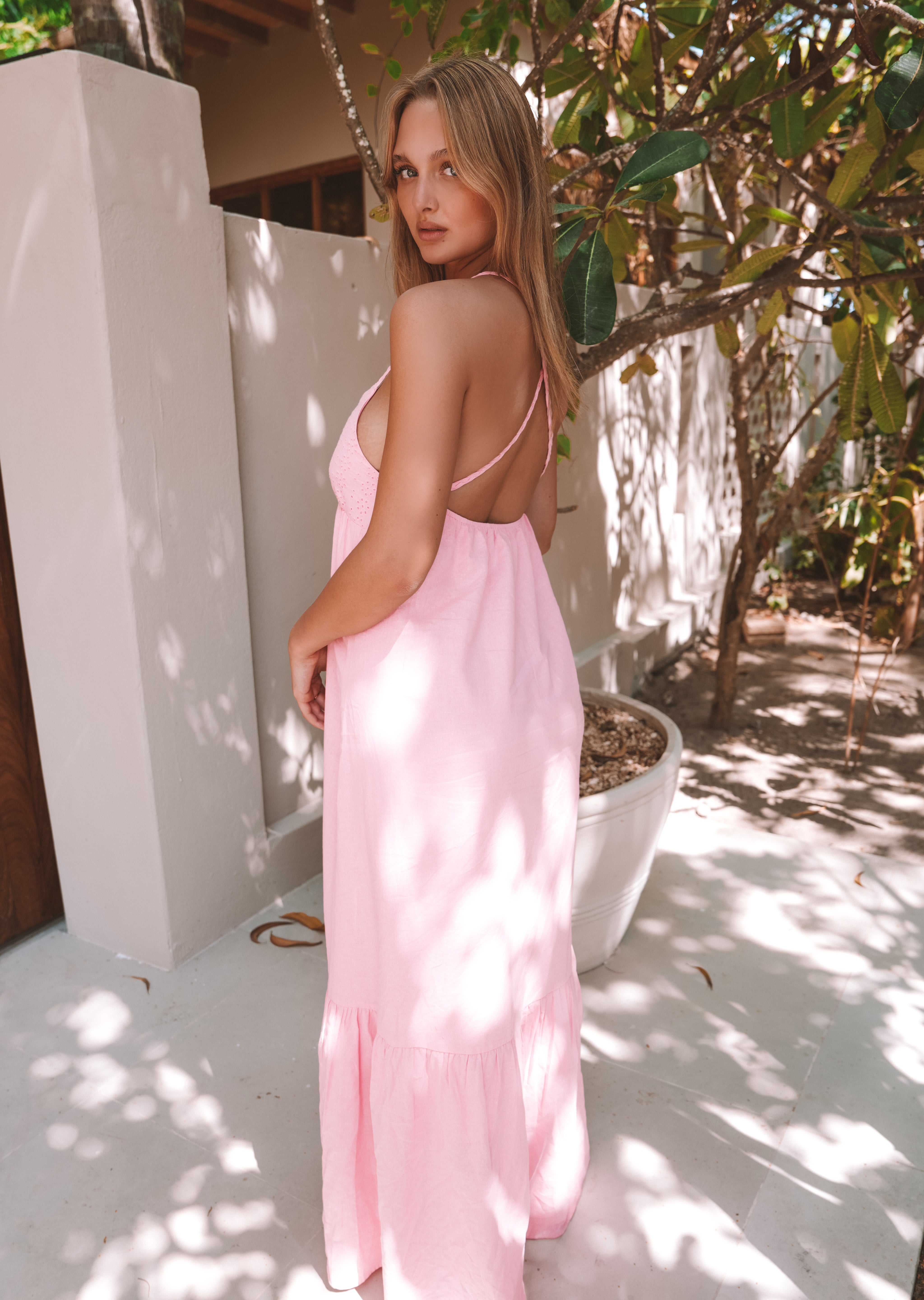 "Azore" Dress Pink