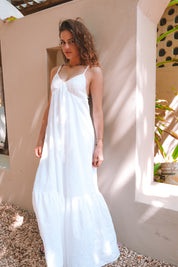 "Azore" Dress White