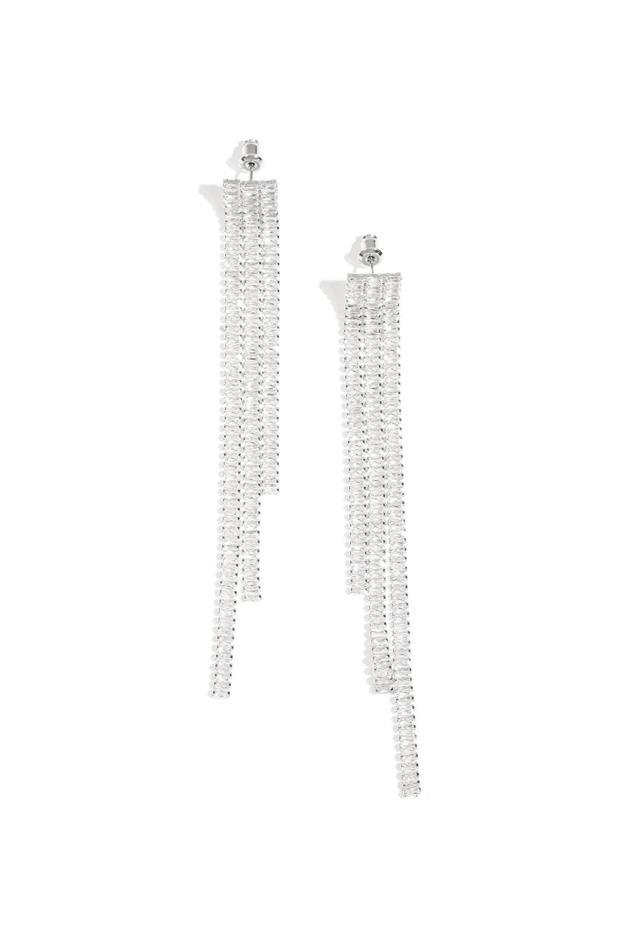 "Glamour" earrings silver