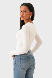 "Muse" Top White