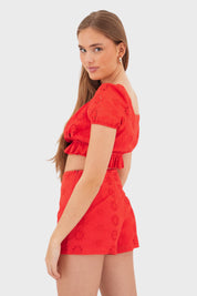 "Cherry" short red