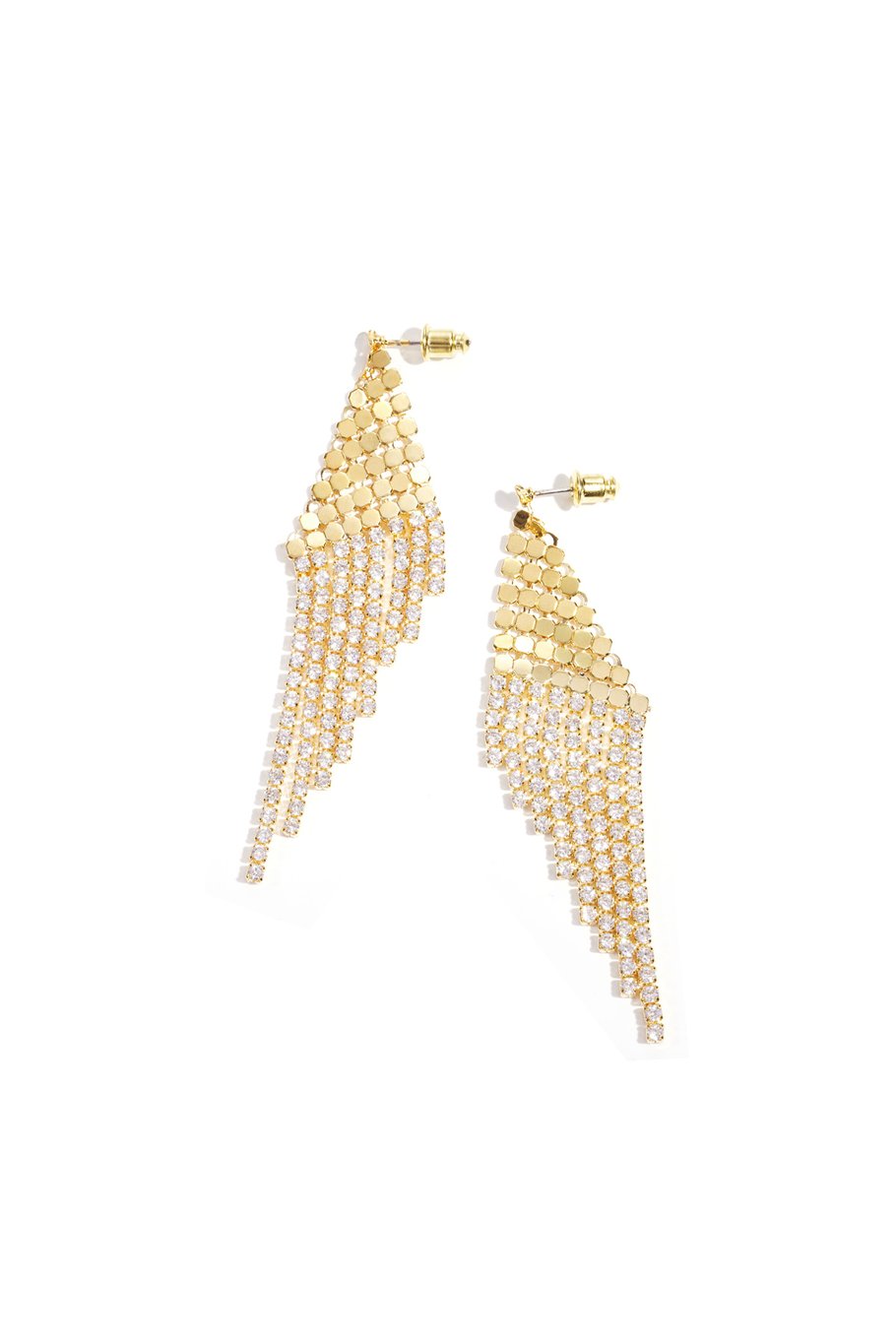 "Glitter" earrings gold