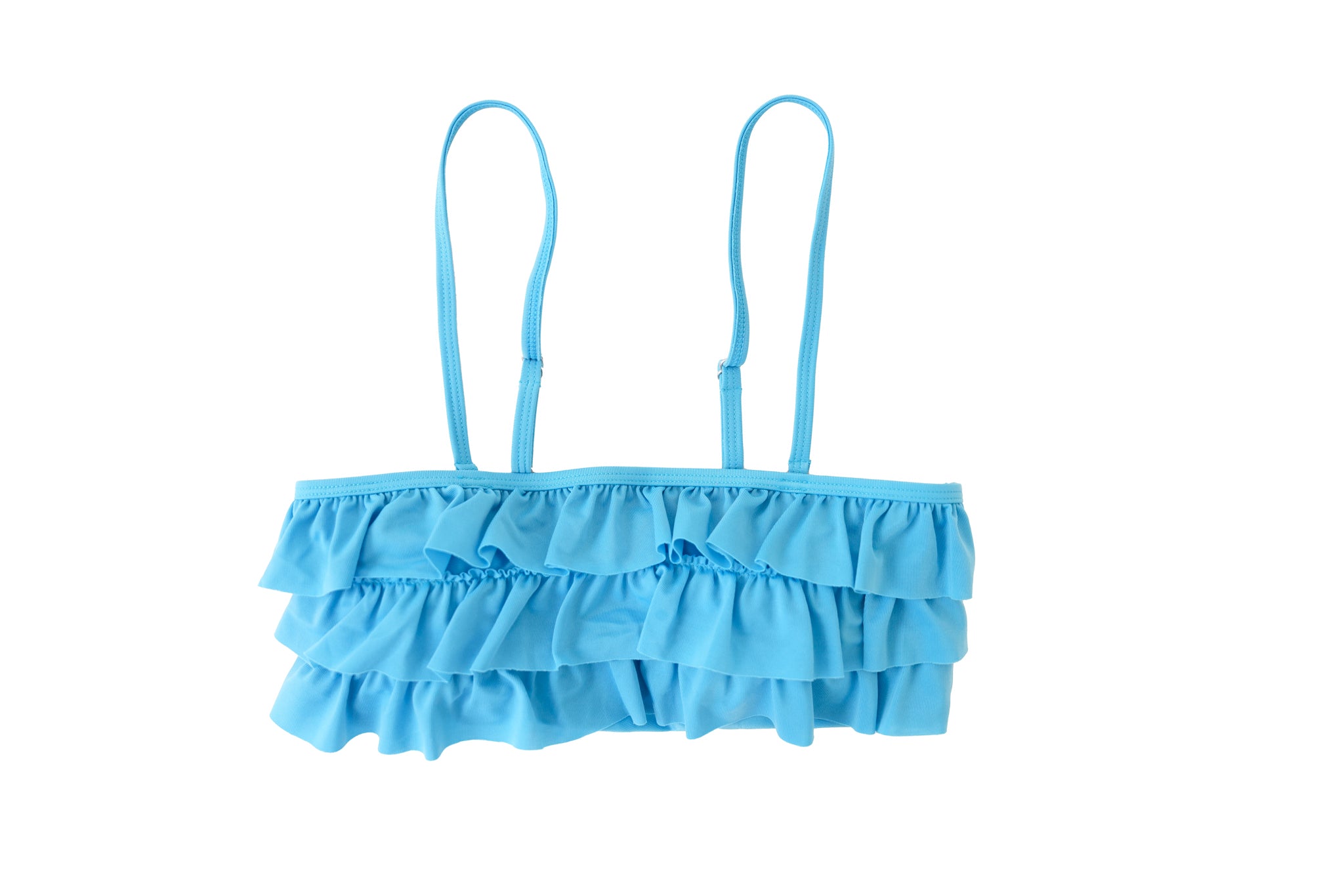 frilly bathing suit top