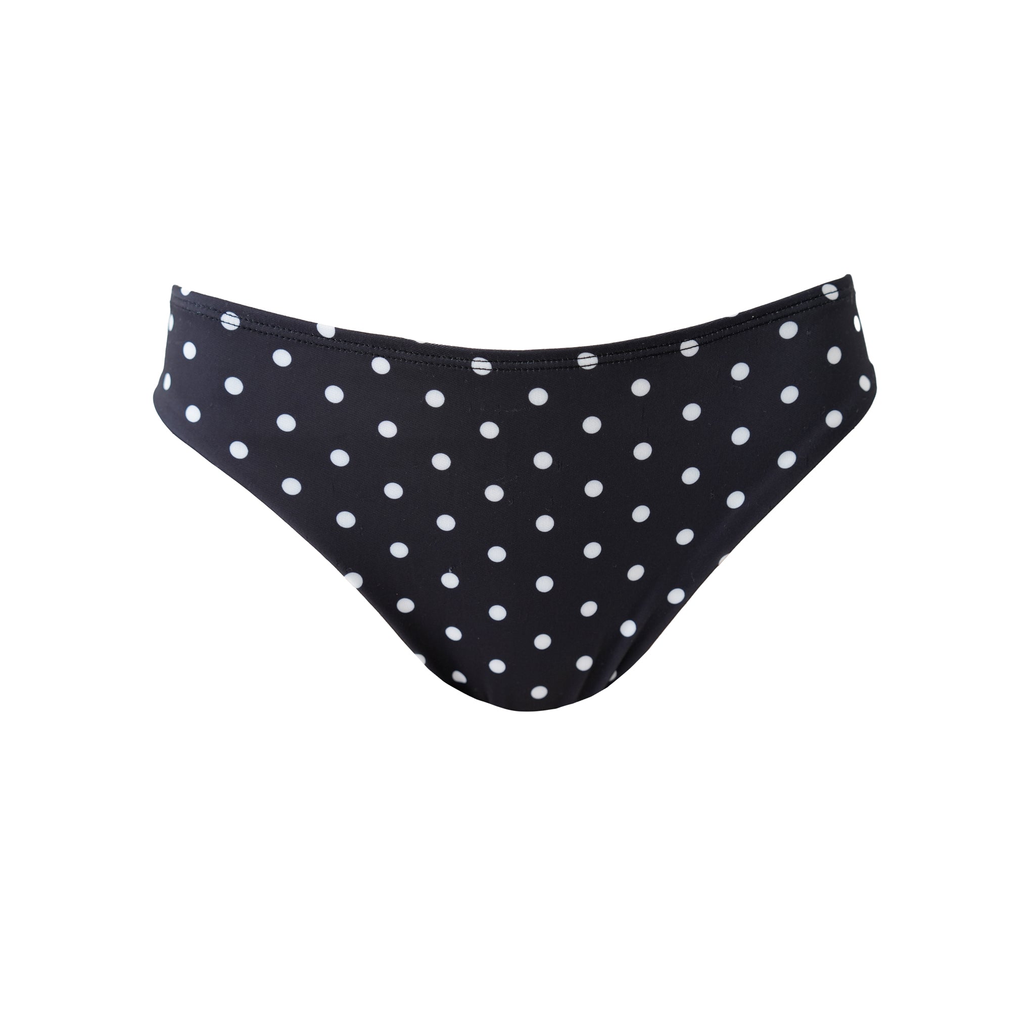 "Dots" Bikini Bottom Black