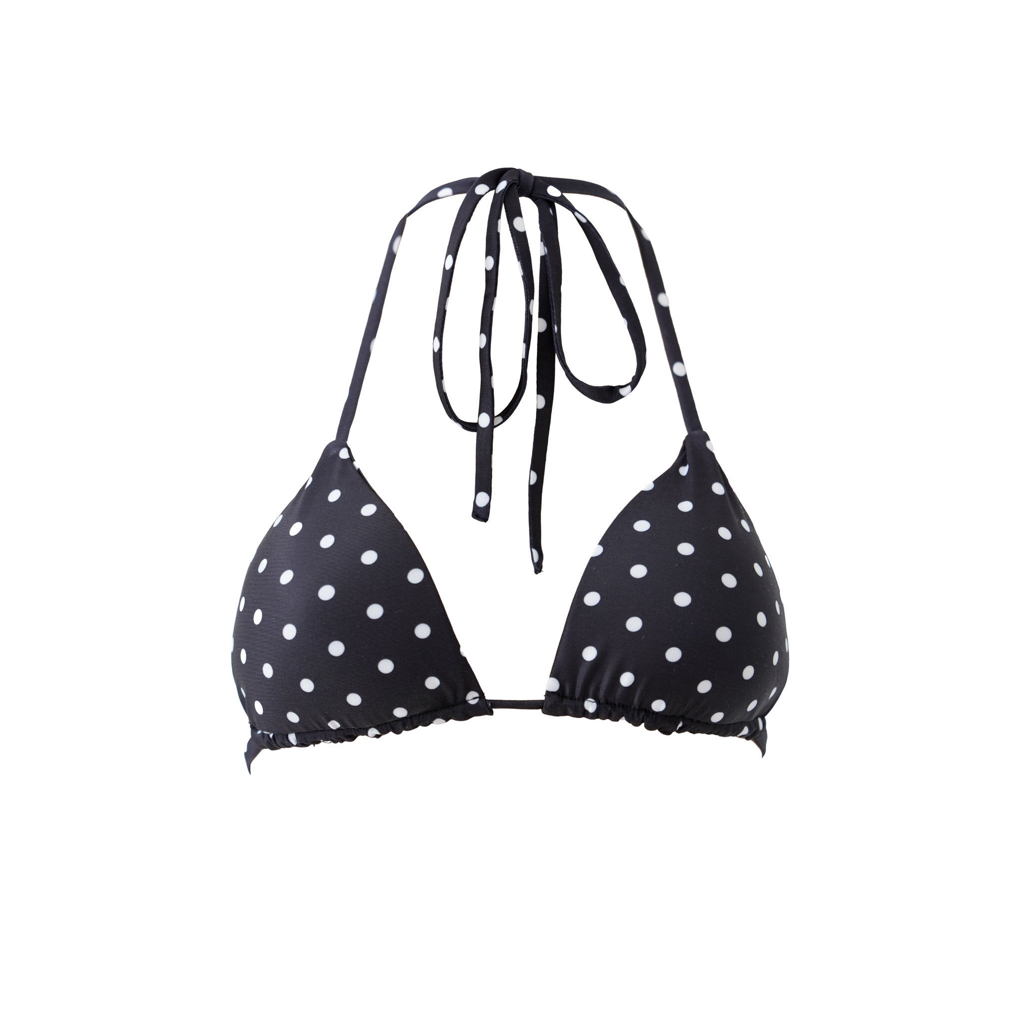 "Prikker" bikini topp svart