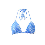 "Island" bikini top blue