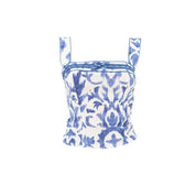 "Positano" Top Blue