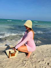 Vestido de "playa" rosa