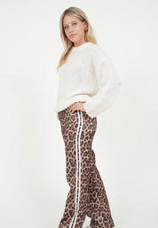 "Leopard" pants brown