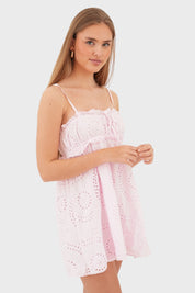 "Maddie" Kleid Baby Pink