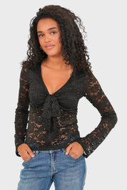 "Olive" Top Black