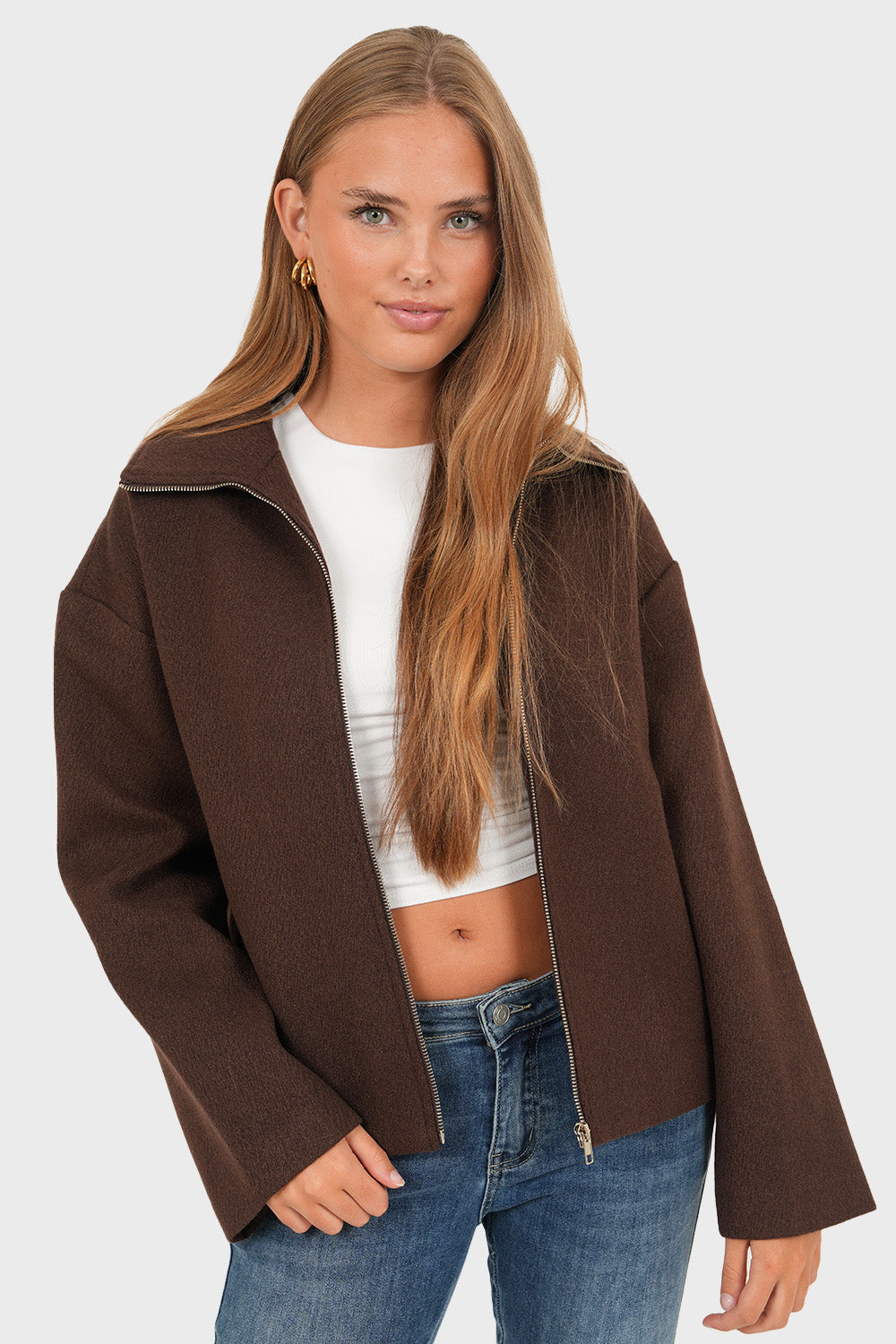 Chaqueta "noruega" marrón