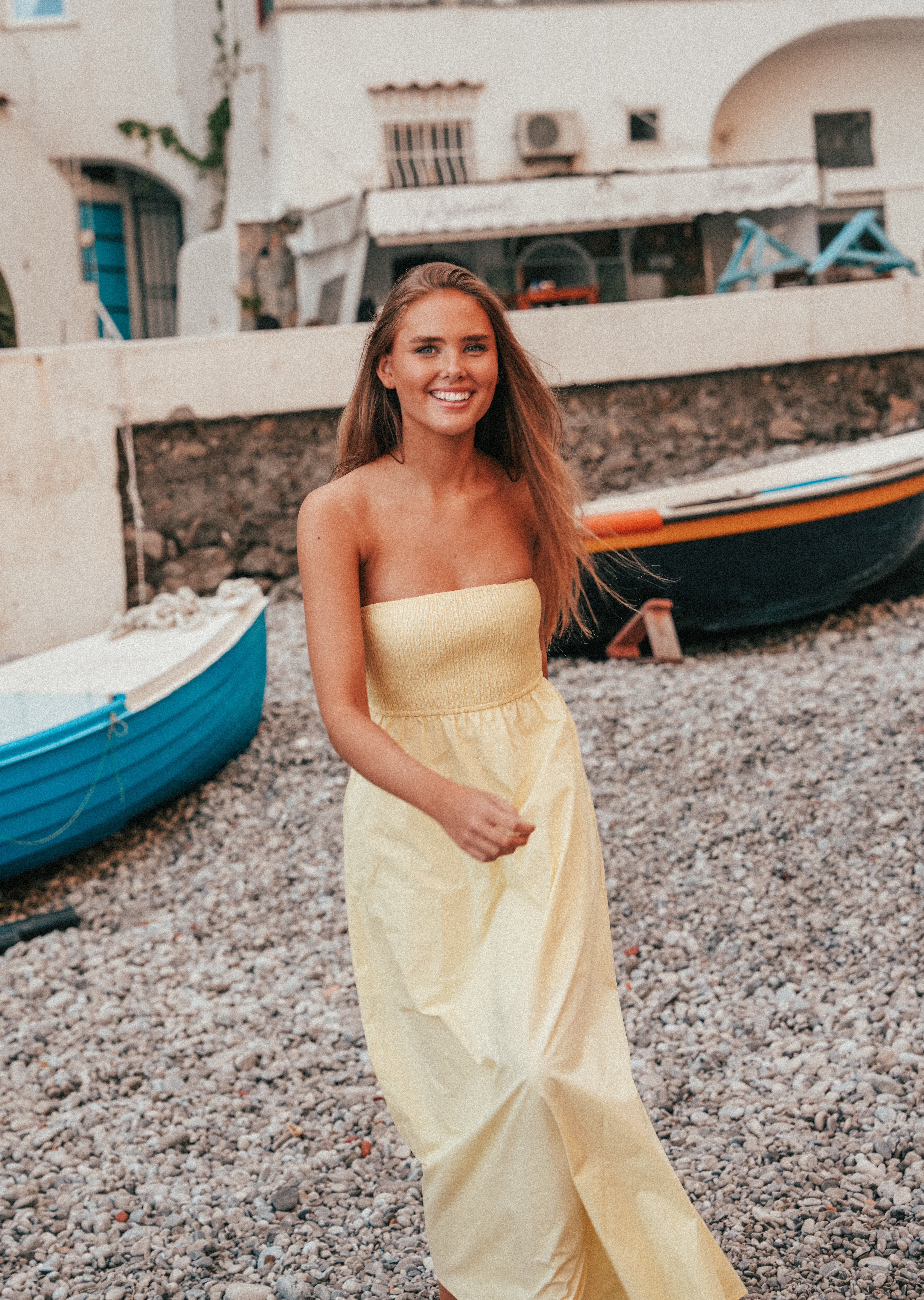 "Radiant" dress yellow