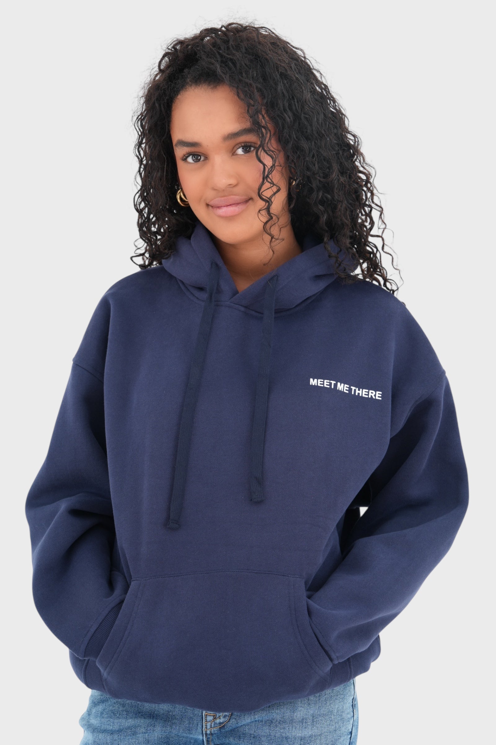 "Wing" hoodie navy