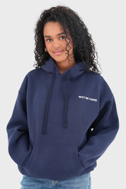 "Wing" hoodie navy