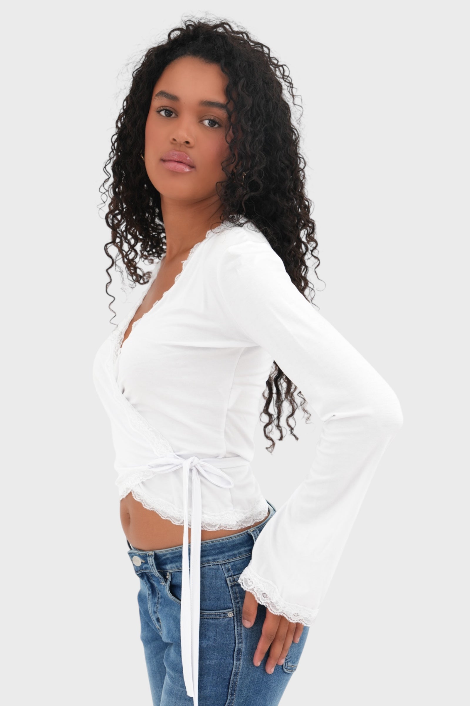 Top blanco de "menear"