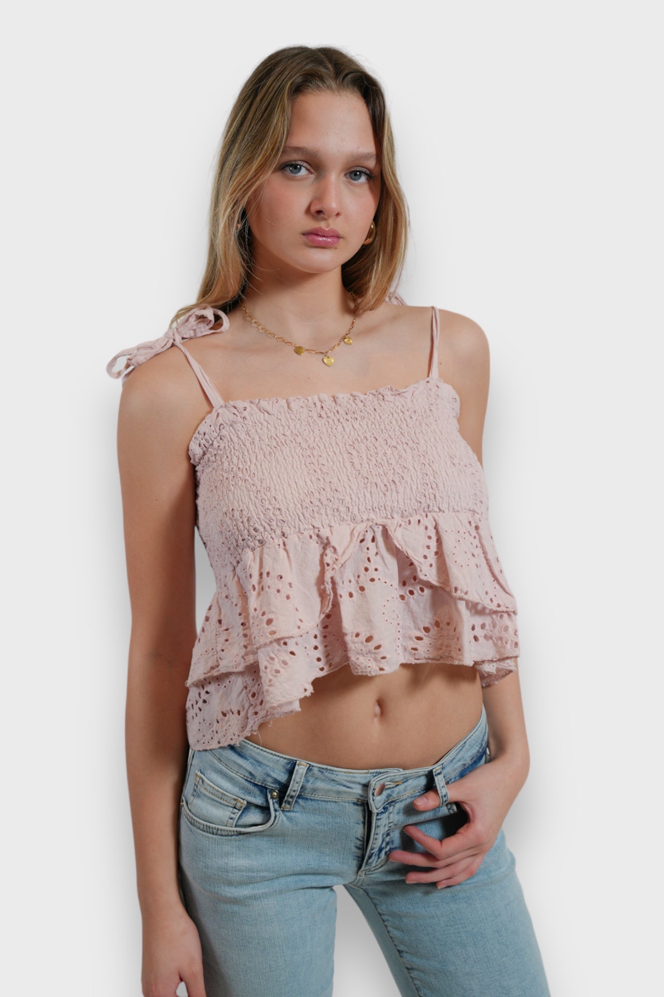 "Poppy" Top Pink