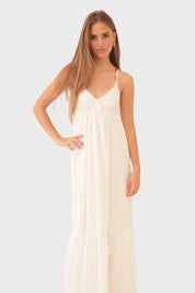 "Azore" Dress White