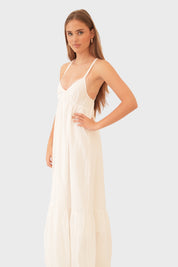 "Azore" Dress White