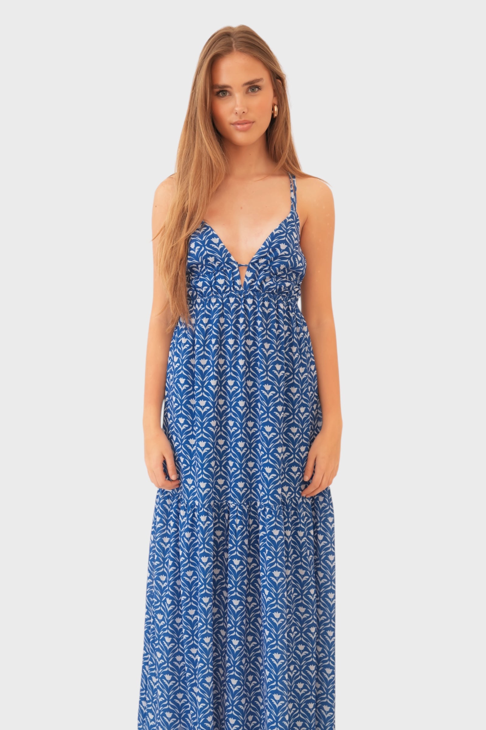 Vestido "Azore" azul