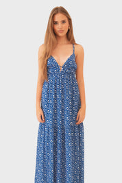 Vestido "Azore" azul