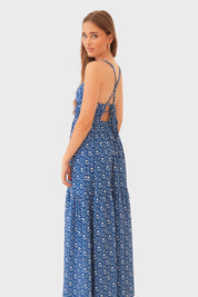 Vestido "Azore" azul