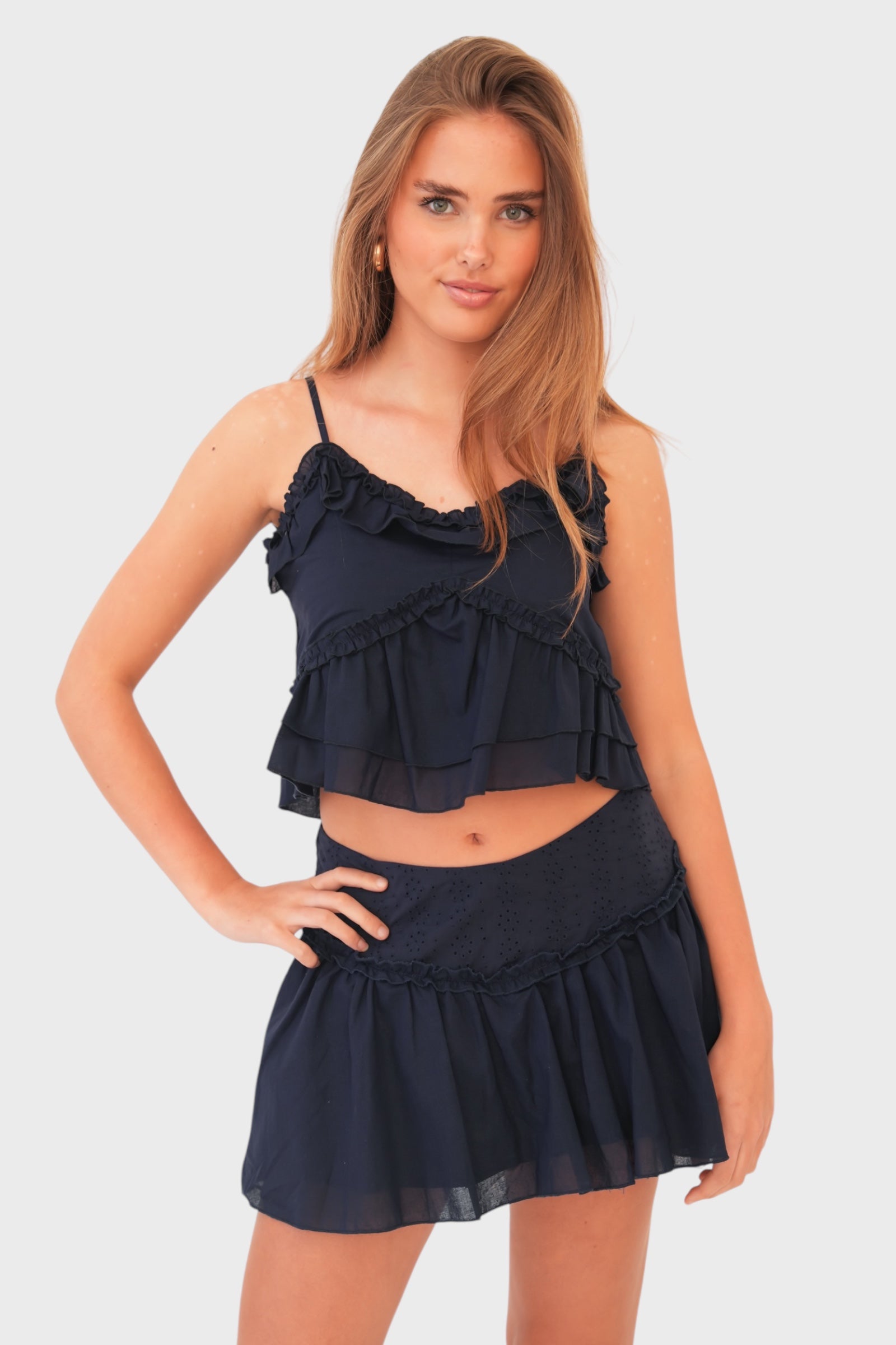 "Belle" skirt navy