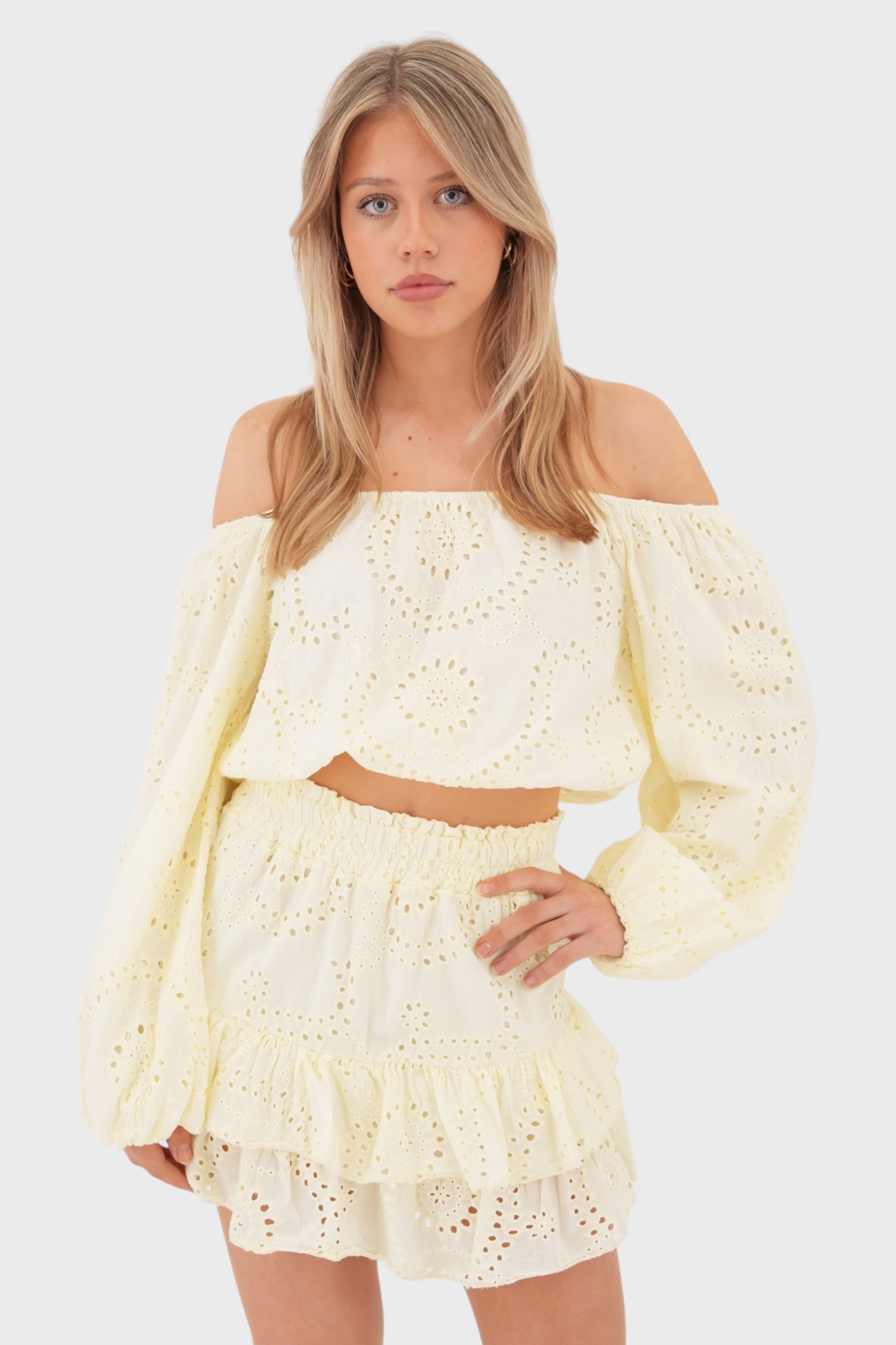 Blusa "Fleur" amarillo