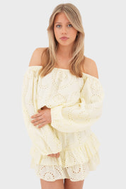 Blusa "Fleur" amarillo