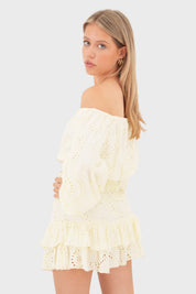 Blusa "Fleur" amarillo