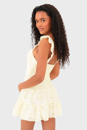 Vestido de "como" amarillo