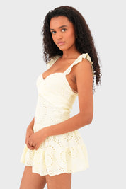 Vestido de "como" amarillo