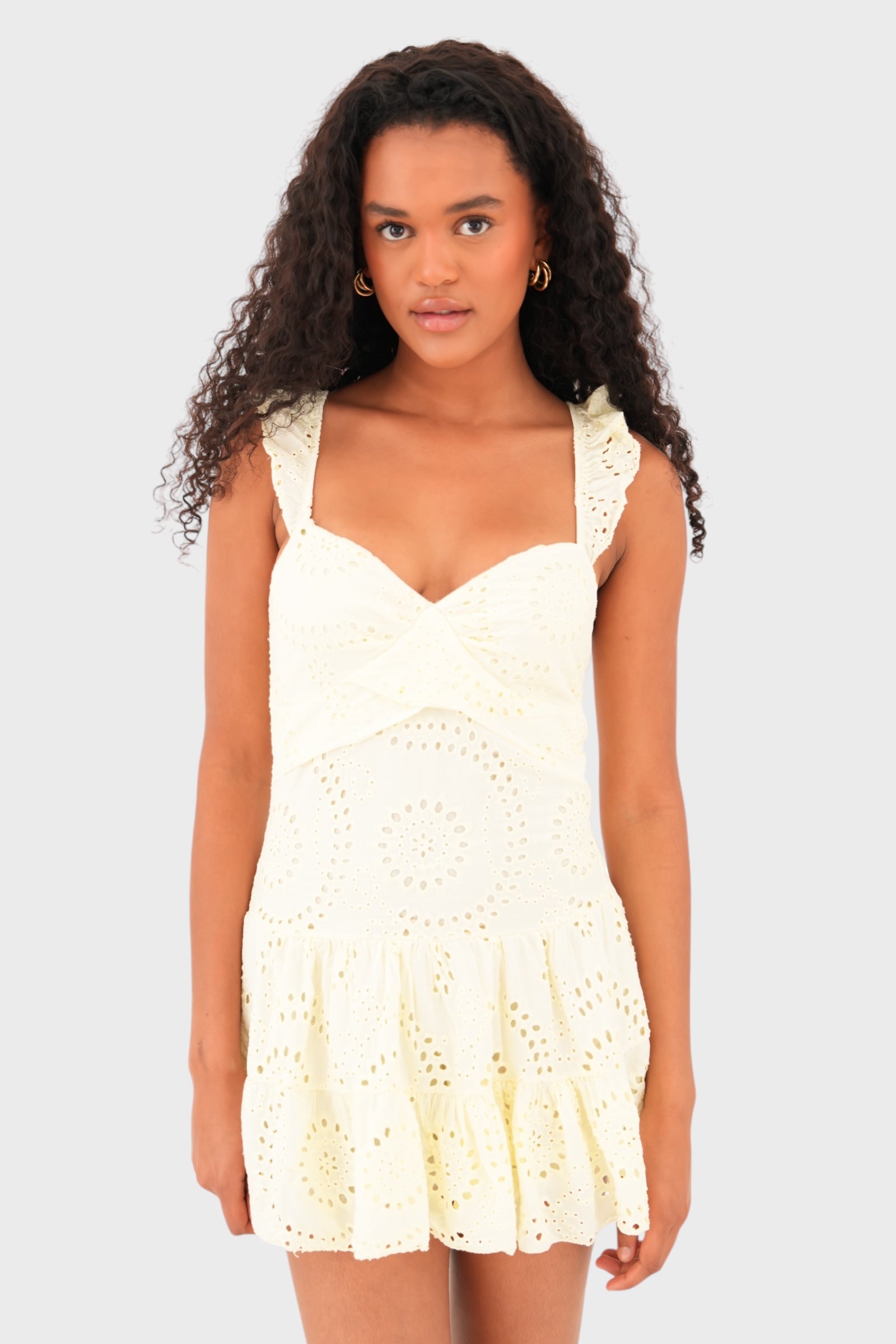 Vestido de "como" amarillo