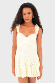 Vestido de "como" amarillo