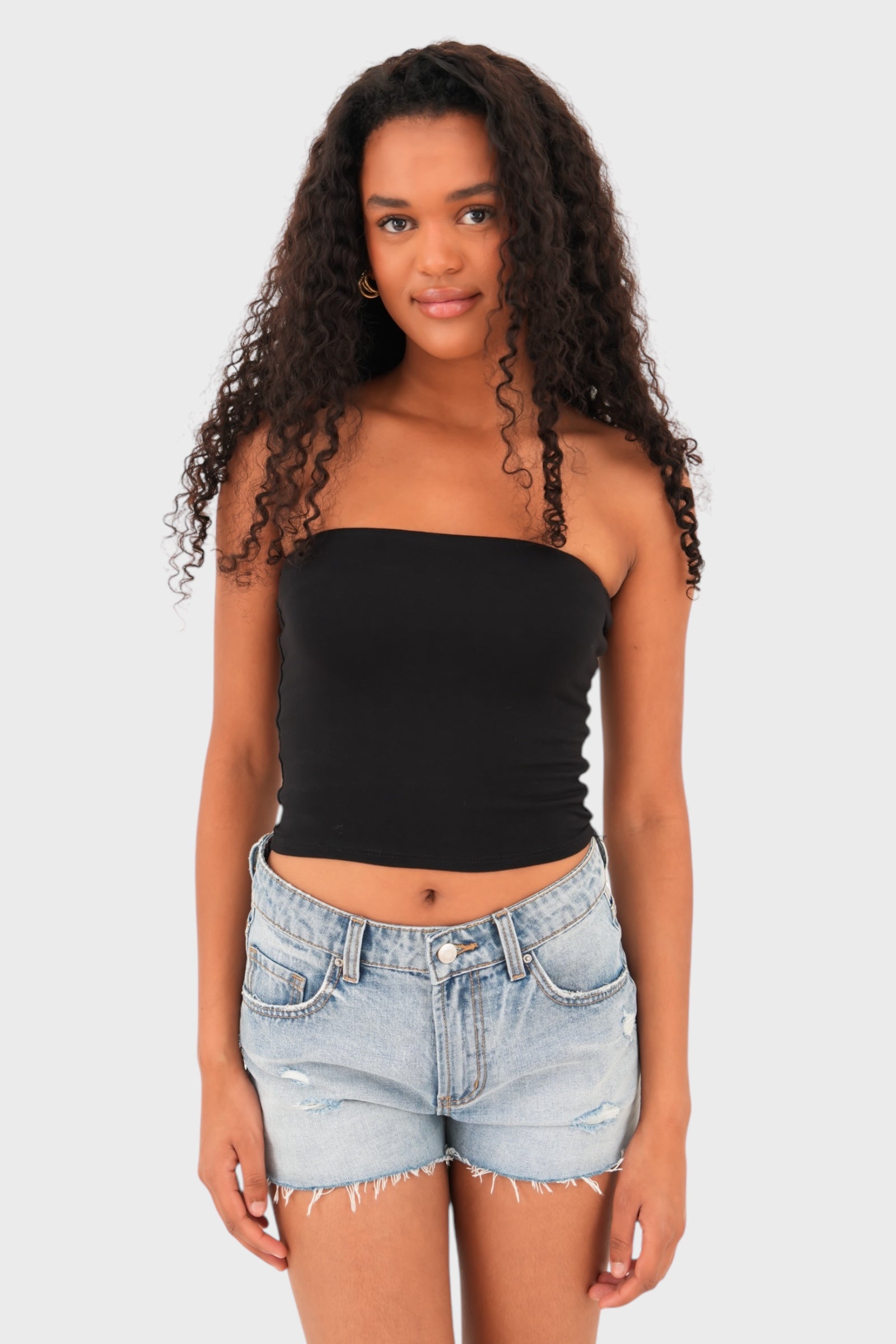 "Tube" top black