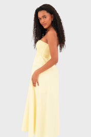 "Radiant" dress yellow