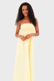 "Radiant" dress yellow