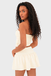 "Citrus" skirt light yellow