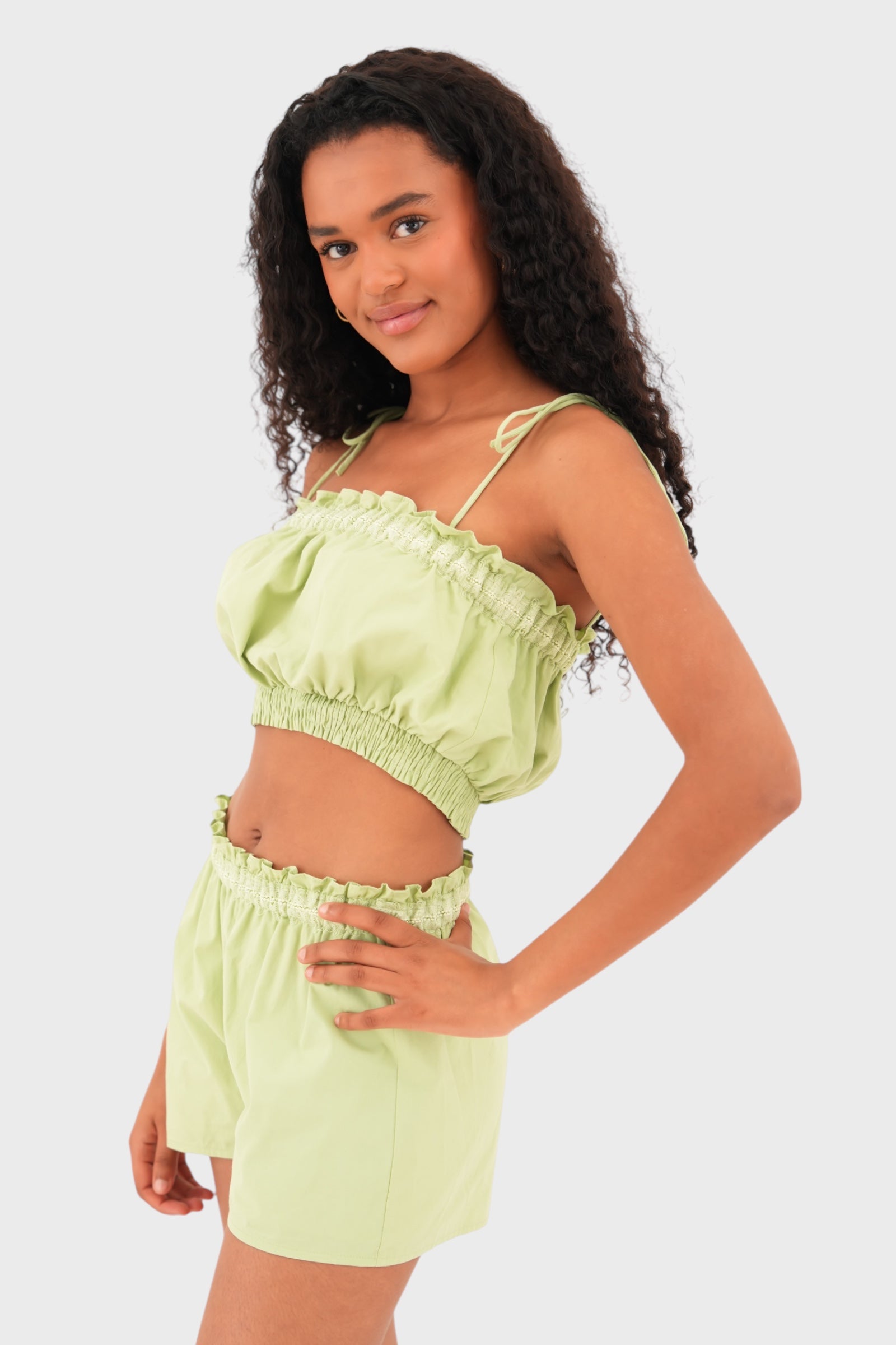 "Malaga" short green