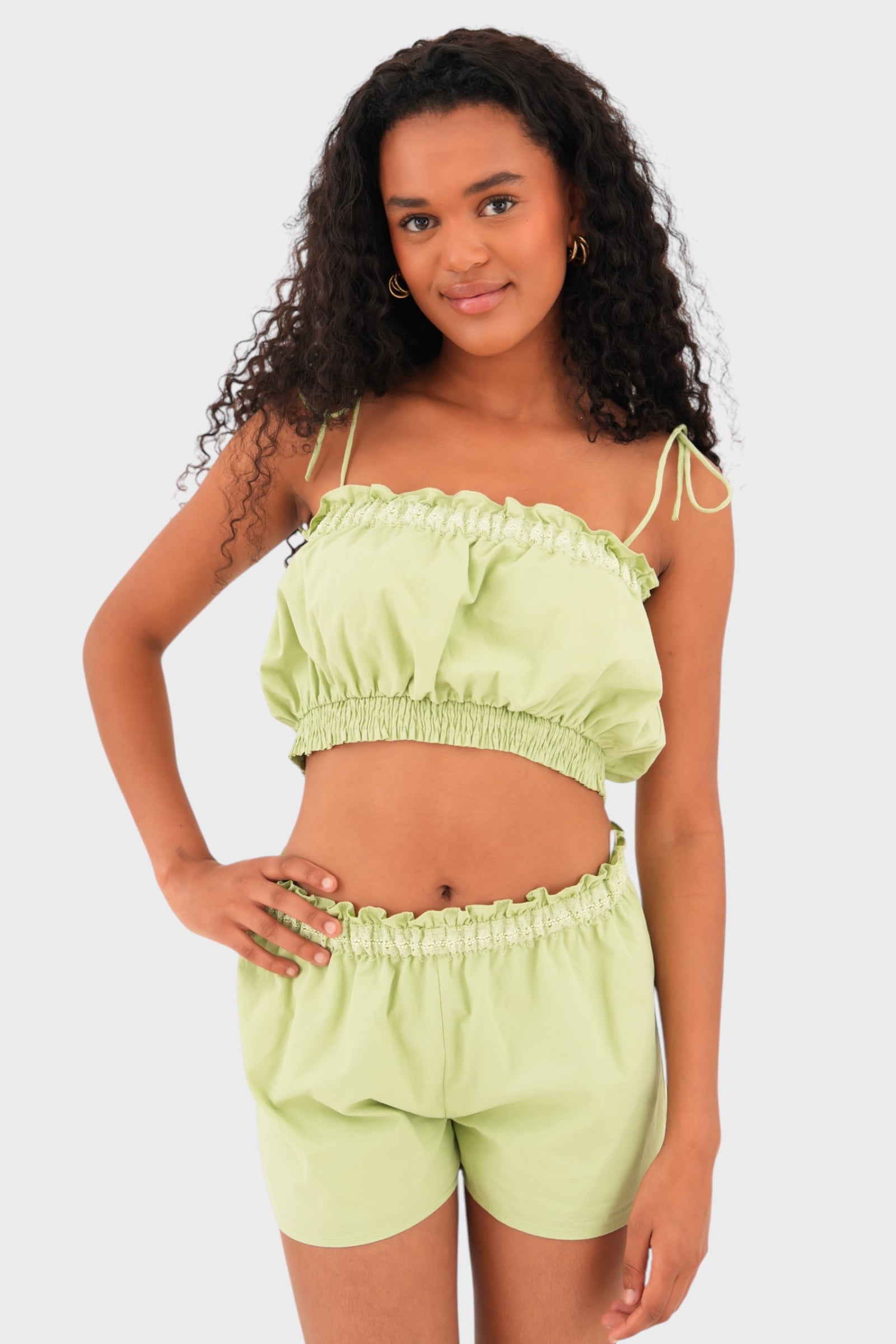"Malaga" short green