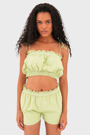 "Malaga" short green