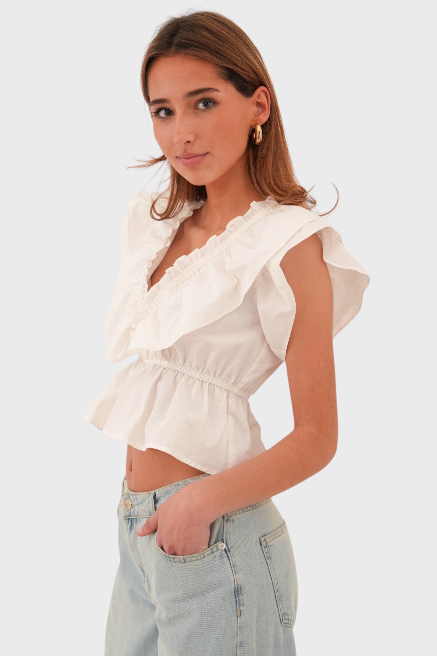 Blusa de "junio" blanco