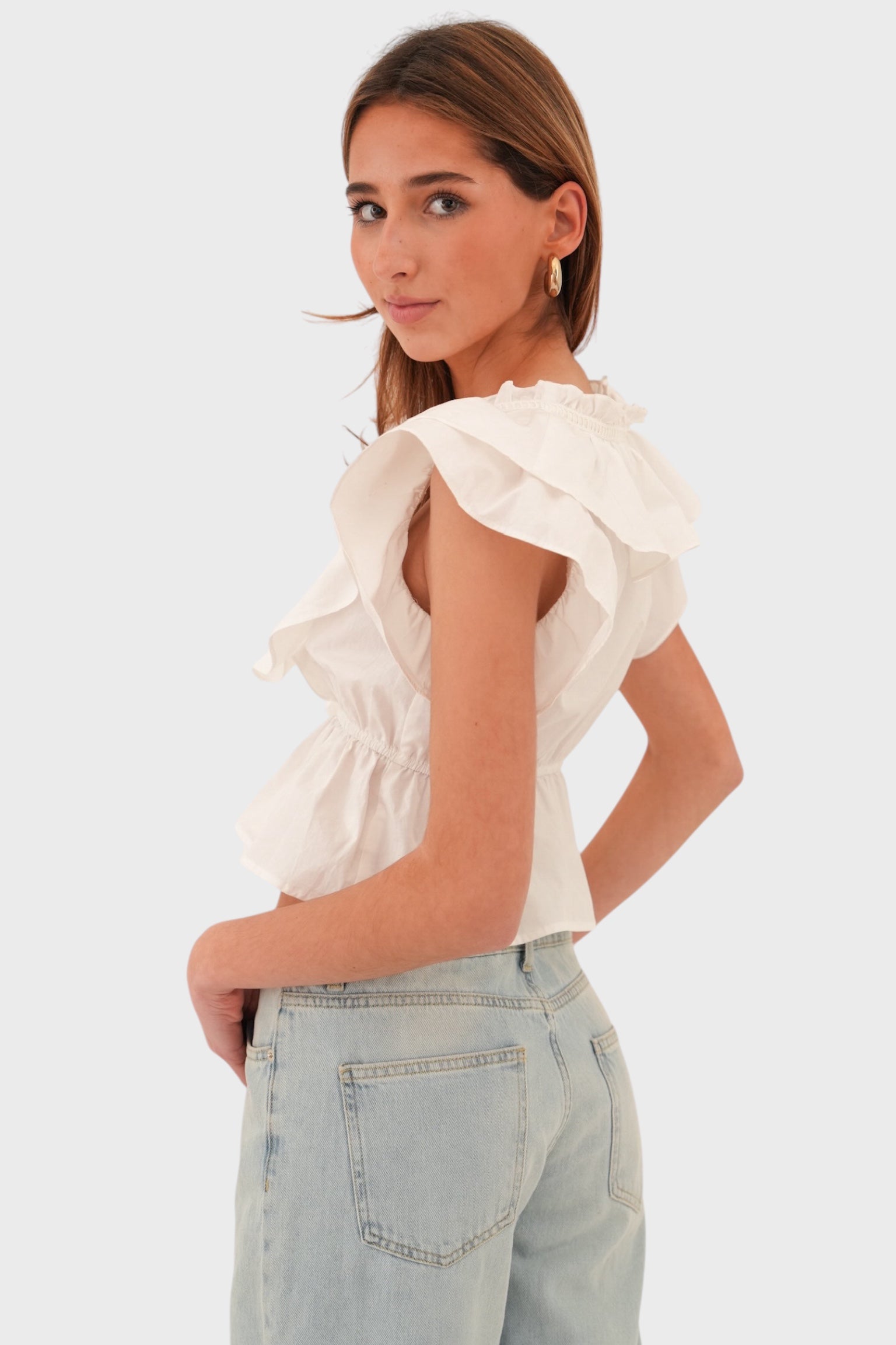 Blusa de "junio" blanco