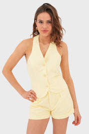 "Lemon" short yellow
