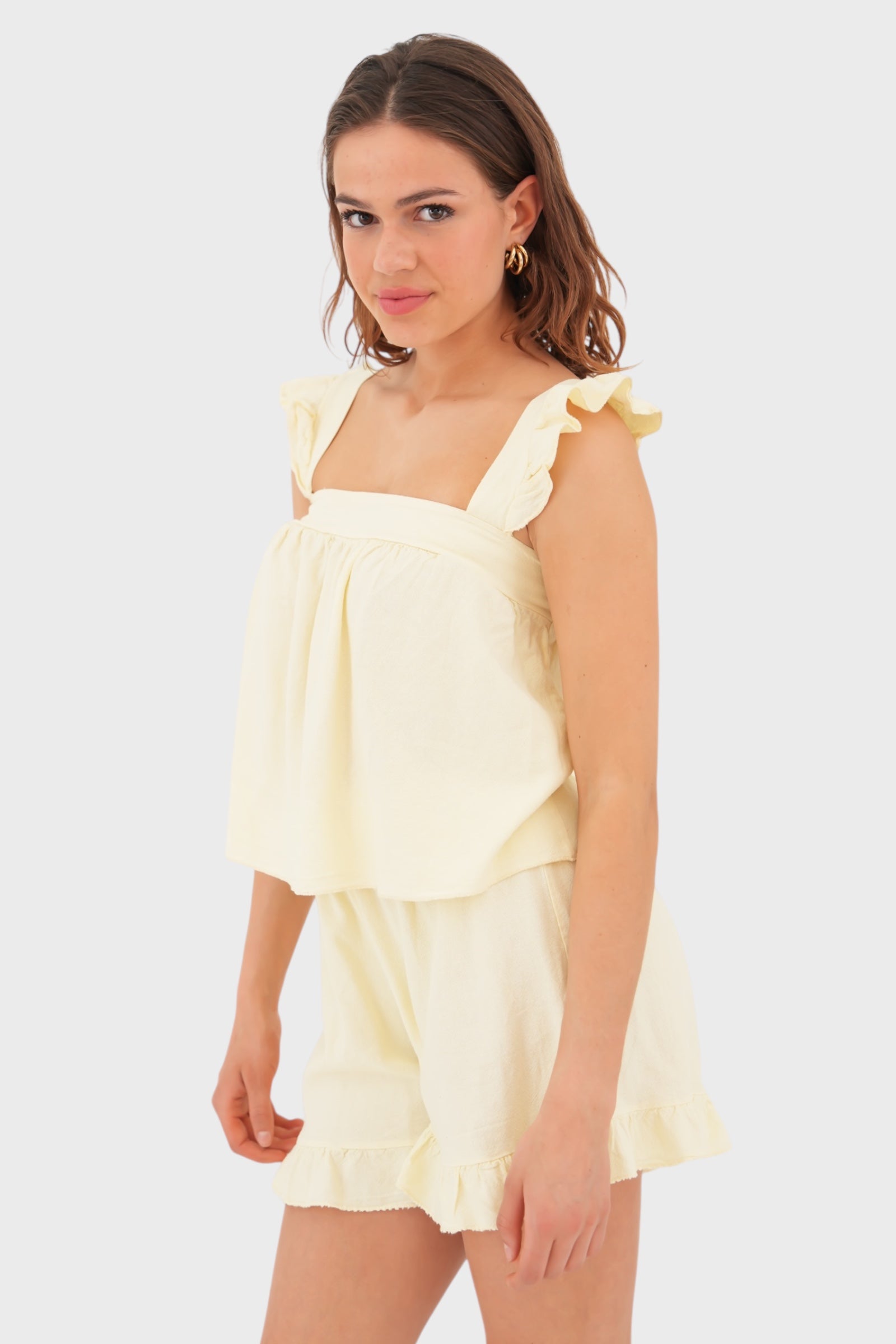 "Bobby" short yellow