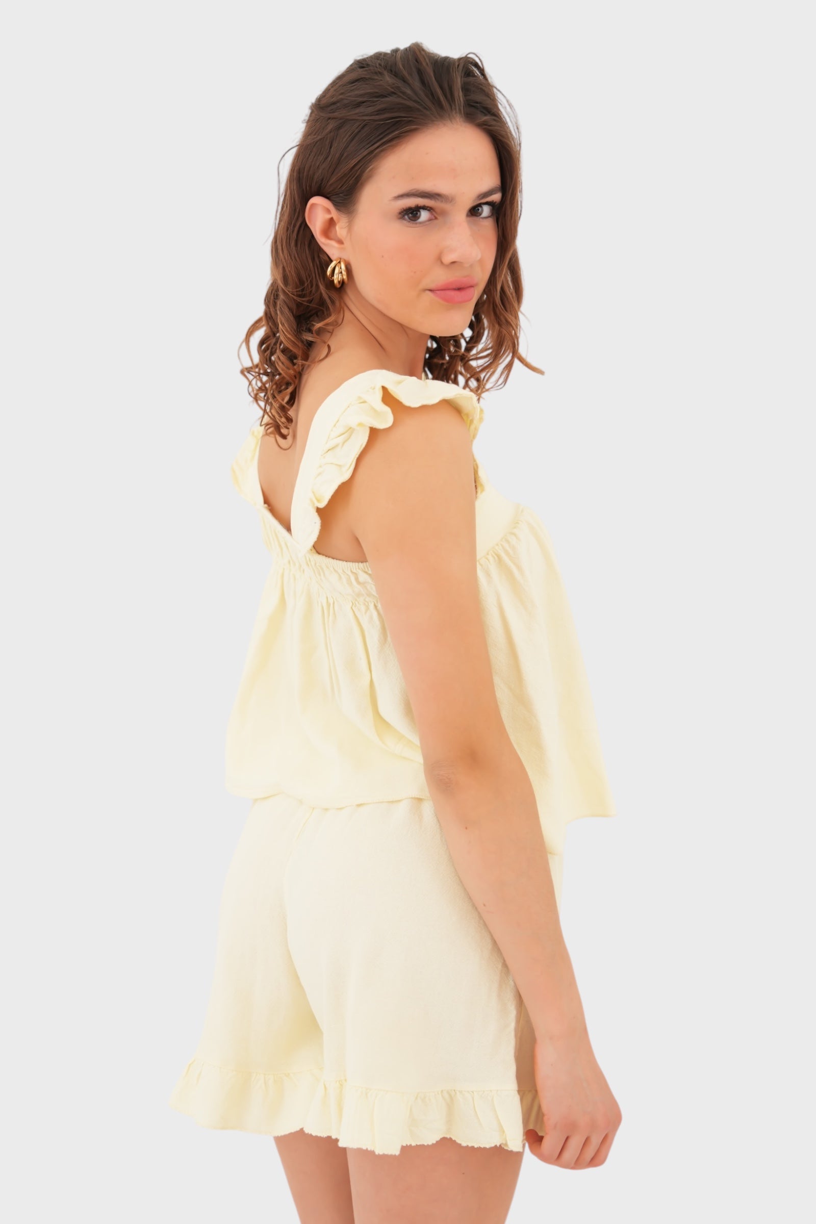 "Bobby" short yellow