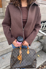Chaqueta "noruega" marrón