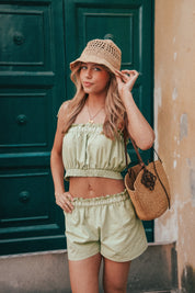 "Malaga" Top Green